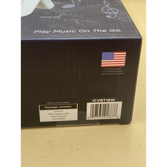 iHome Portable Vanity Mirror with Bluetooth Audio LED Lighting NEW - Picture 4 of 12